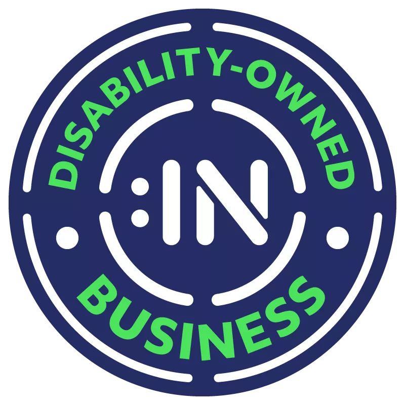 Disability:IN Disability Owned Business Certification logo