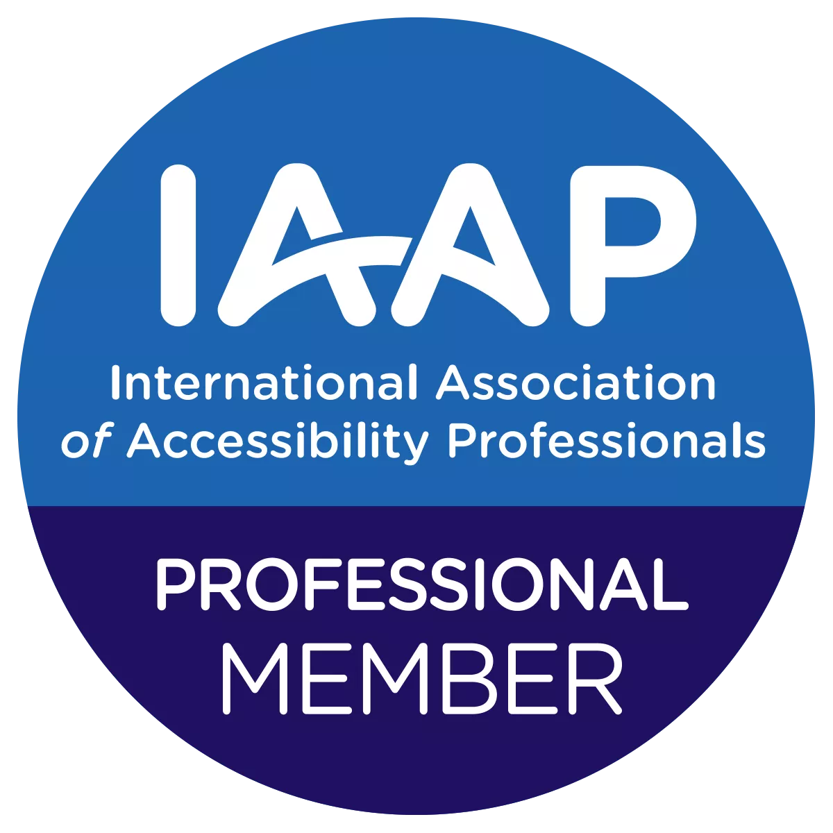 Logo for IAAP Professional Member Certification