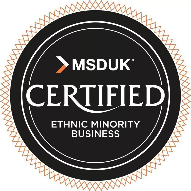 Logo for MSDUK Ethnic Minority Business Certification